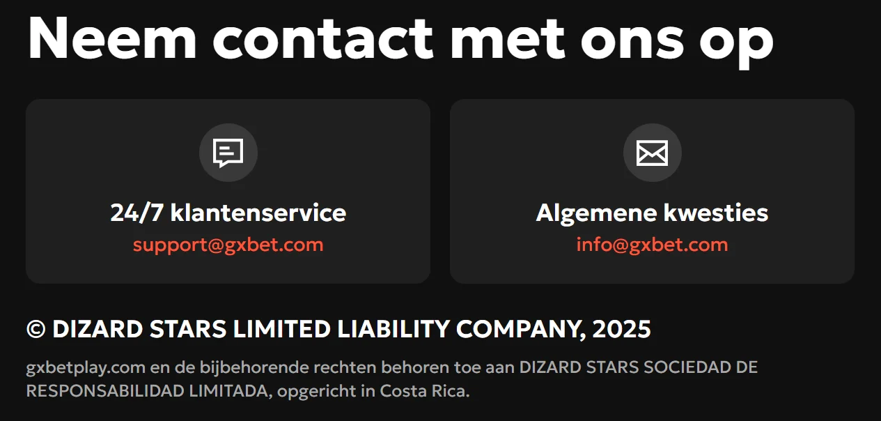 GxBet Casino Klantenservice GxBet Casino Klantenservice