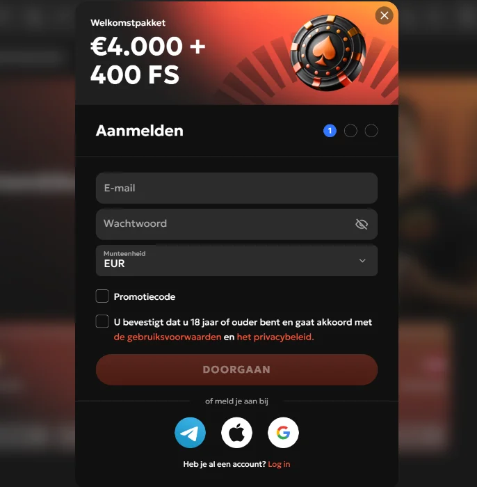 GxBet Casino Registratie en Inloggen GxBet Casino Registratie en Inloggen